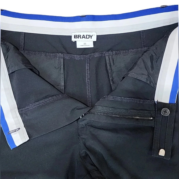 Brady Structured Stretch Mens Size 33 Golf Pants - Picture 7 of 10